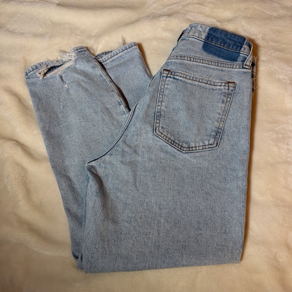 Abercrombie & Fitch Light Blue High Rise Women's Jeans - Picture 2 of 4